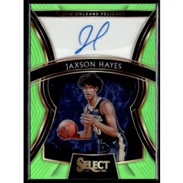   2019-20 Panini Select Rookie Signatures Prizms Neon Green  #RS-JXH Jaxson Hayes