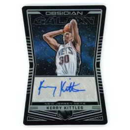   2018-19 Panini Obsidian Galaxy Autographs  #GA-KKT Kerry Kittles 06/50