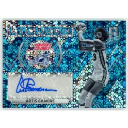   2017-18 Panini Spectra Locked In Autographs Neon Blue  #LI-AGM Artis Gilmore 30/49
