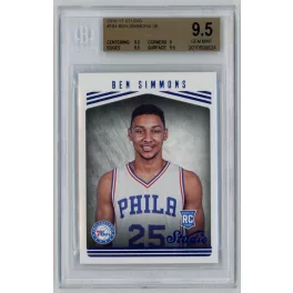 2016-06 Panini Studio BGS - 9.5 Gem Mint #184 Ben Simmons