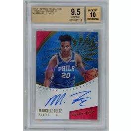   2017-06 Panini Revolution Rookie Autographs BGS - 9.5 Gem Mint ( AU 10 ) #RA-FUL Markelle Fultz