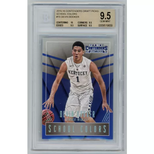 2015-16 Panini Contenders Draft Picks School Colors BGS - 9,5 Gem Mint #15 Devin Booker 