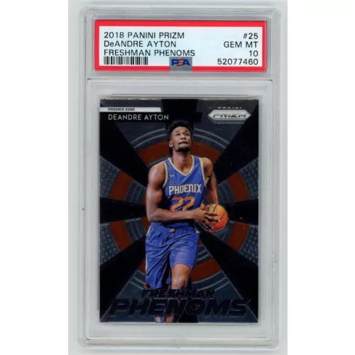 2018-19 Panini Prizm Freshman Phenoms PSA - 10 GEM MT #25 Deandre Ayton 