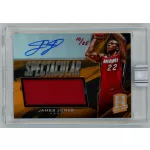 2014-15 REPLAY Panini Spectra Spectacular Swatch Signatures Orange  #26 James Jones 
