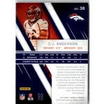 2016 Panini Absolute  #36 C.J. Anderson