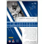 2016 Panini Absolute  #72 Ameer Abdullah
