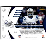 2013 Panini Momentum Black  #81 Reggie Wayne 1/5