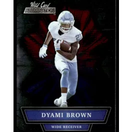 2021 Wild Card Alumination  #ABC-8 Dyami Brown