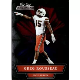 2021 Wild Card Alumination  #ABC-19 Greg Rousseau
