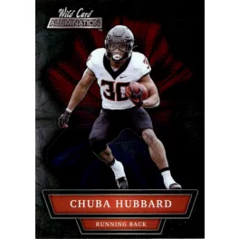 2021 Wild Card Alumination  #ABC-24 Chuba Hubbard