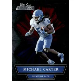2021 Wild Card Alumination  #ABC-37 Michael Carter