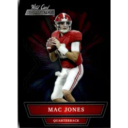 2021 Wild Card Alumination Black #ABC-3 Mac Jones