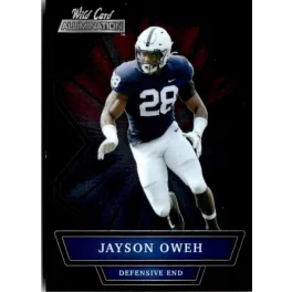 2021 Wild Card Alumination Black #ABC-31 Jayson Oweh