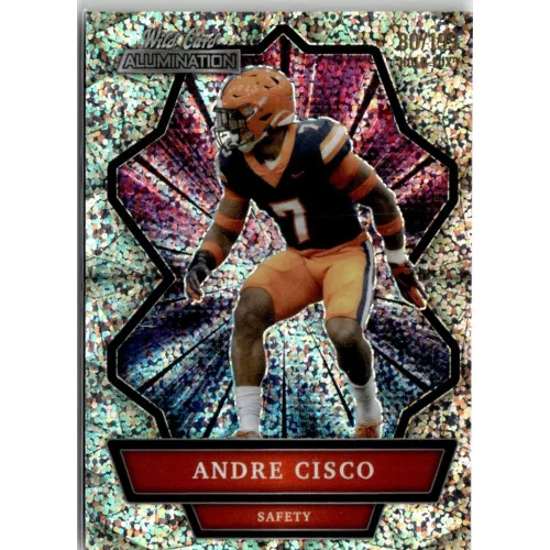 2021 Wild Card Alumination HOLO-LUX - Silver Sparkles #ABC-33 Andre Cisco 080/199