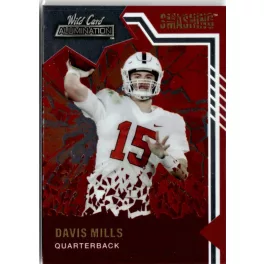 2021 Wild Card Alumination Smashing #SM-8 Davis Mills