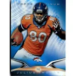 2014 Topps Platinum - Blue Wave Refractors  #52 Julius Thomas