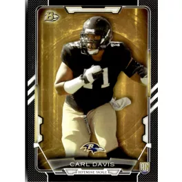 2015 Bowman Black Rookies  #37 Carl Davis