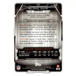 2015 Bowman Black Rookies  #107 Blake Sims