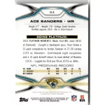 2014 Topps Platinum  #64 Ace Sanders
