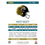 2013 Panini Rookies & Stars  #168 Matt Scott