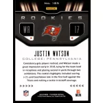 2018 Panini Playbook  #185 Justin Watson
