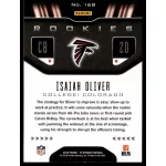 2018 Panini Playbook  #168 Isaiah Oliver