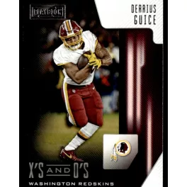   2018 Panini Playbook X's and O's  #39 Derrius Guice