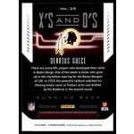 2018 Panini Playbook X's and O's  #39 Derrius Guice