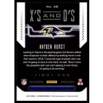 2018 Panini Playbook X's and O's  #38 Hayden Hurst