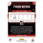 2018 Donruss  #8 Tyrann Mathieu
