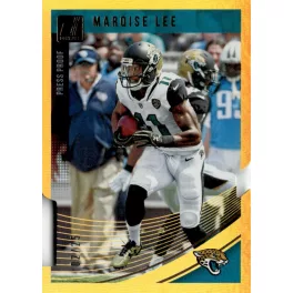   2018 Donruss Press Proof Gold Die Cut  #135 Marqise Lee 02/25