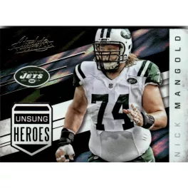 2016 Panini Absolute Unsung Heroes  #12 Nick Mangold