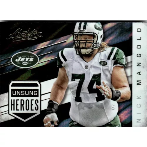 2016 Panini Absolute Unsung Heroes  #12 Nick Mangold