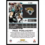 2017 Score  #63 Paul Posluszny