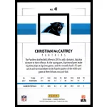 2018 Panini  #41 Christian McCaffrey