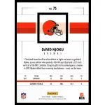 2018 Panini  #75 David Njoku