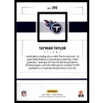2018 Panini  #290 Taywan Taylor