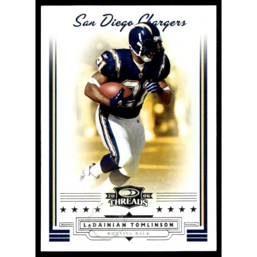 2006 Donruss Threads  #76 LaDainian Tomlinson