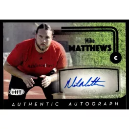 2016 SAGE HIT Autographs  #A78 Mike Matthews