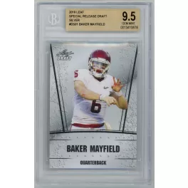  2018 Leaf Special Release Draft Silver BGS- 9.5 Gem Mint #DS-01 Baker Mayfield 