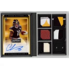   2020 Panini Playbook Rookie Locker Memorabilia Signatures Prime  #RSL-CC Chase Claypool 