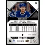 2014 Upper Deck Black Diamond Single Diamond #71 Daniel Sedin