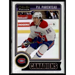   2014 O-Pee-Chee Platinum White Ice  #59 P.A. Parenteau 023/199