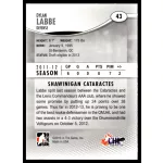 2012 In The Game Heroes and Prospects  #43 Dylan Labbe