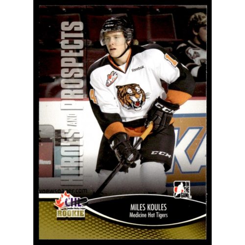 2012 In The Game Heroes and Prospects  #46 Miles Koules 