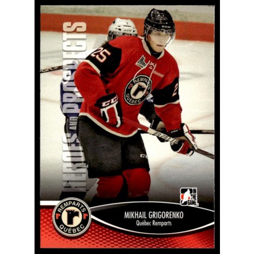 2012 In The Game Heroes and Prospects  #100 Mikhail Grigorenko 