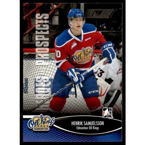 2012 In The Game Heroes and Prospects  #117 Henrik Samuelsson 