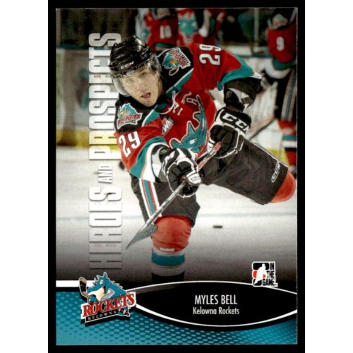 2012 In The Game Heroes and Prospects  #126 Myles Bell 