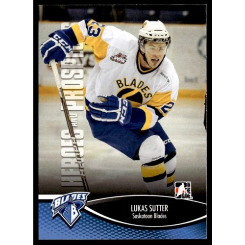 2012 In The Game Heroes and Prospects  #141 Lukas Sutter 