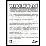 2012 In The Game Heroes and Prospects He Shoots He Scores Points #5